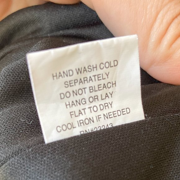 NY&C Black Sheath High Neck Dress with Gold buttons and 3/4 length sleeves XL - Picture 7 of 9